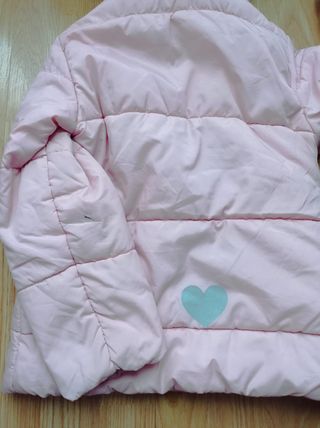 Abrigo acolchado Lupilu rosa T116