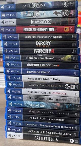 Juegos PS4 y PS5: Lote Variado