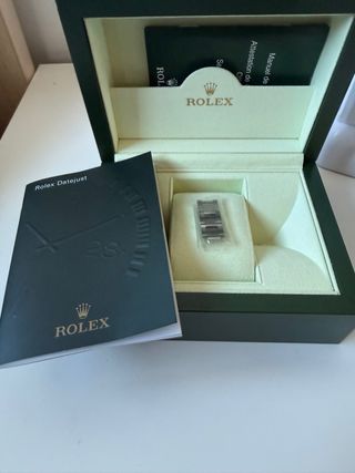 3 eslabones Rolex plata