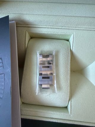 3 eslabones Rolex plata