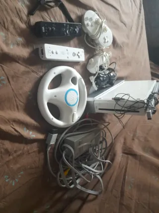 Consola Nintendo Wii con accesorios