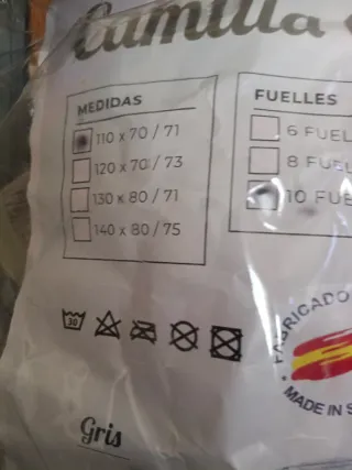 Ropa de mesa camilla rectangular gris