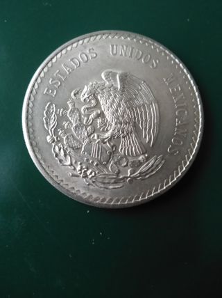 Moneda 5 Pesos Mexico 1947