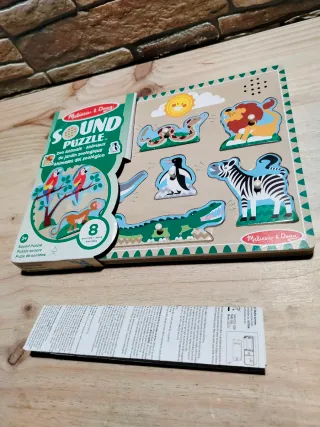 Melissa y Doug Puzzle Animales Zoológico Madera