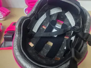 Conjunto Patines y Protección Infantil Rosa