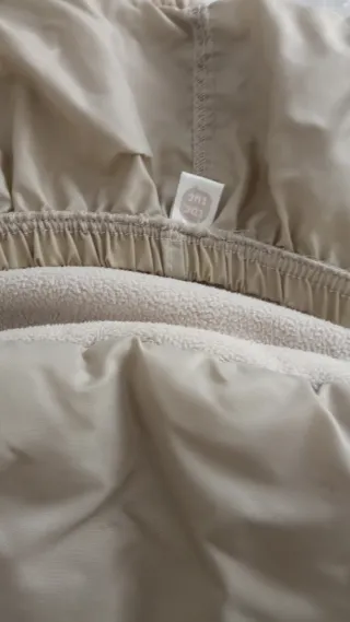 Saco para cochecito de bebé color beige