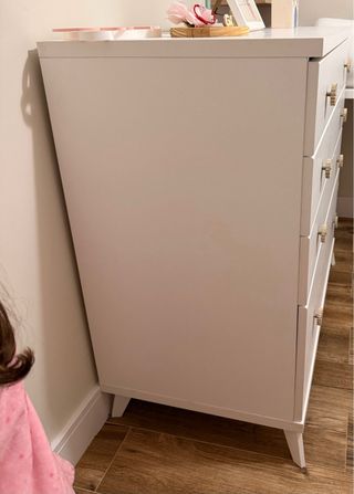 Cómoda blanca 4 cajones