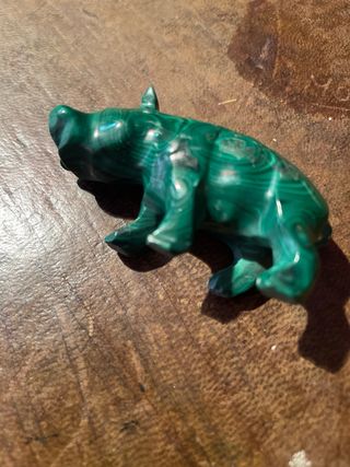 Ippopotamo in Malachite