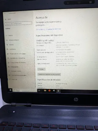 Ordenador HP Omen 15 ax001ns