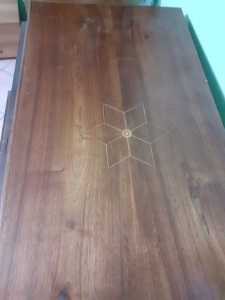 Cassettiera artigianale noce nazionale 1945