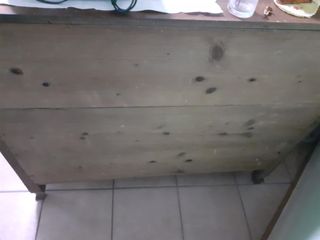 Cassettiera artigianale noce nazionale 1945