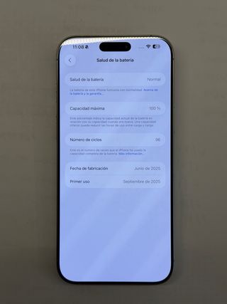 IPhone 16 Pro Max 256GB Blanco • 100% bateria