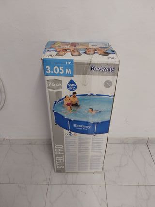 Bestway - Piscina elevada Bestway Steel Pro - Medidas 305 x 75 cm - Modelo n. 56679-2
