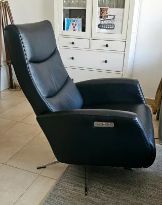 Sillón Relax Piel eléctrico 2 motores