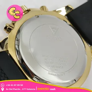 Reloj Guess Dorado y Negro