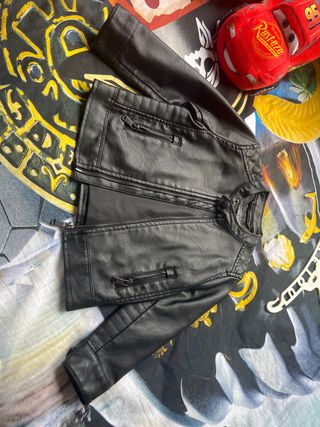 Chaqueta cuero talla 2/3