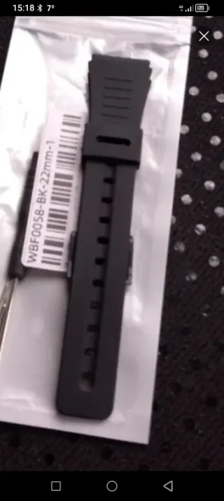 Correa de 22-24 mm de repuesto nueva reloj Casio