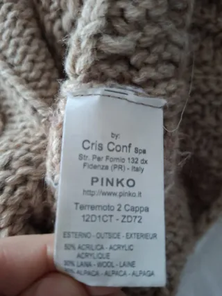 Cappa Pinko Marrone