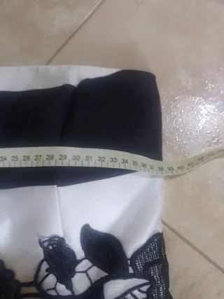 Abito donna cerimonia bianco e nero