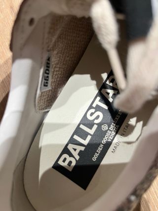 Golden Goose Ball Star Glitter Gris