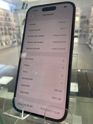 iPhone 14 Pro 128GB Space Gray