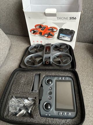 DRONE S156 con mando y pantalla