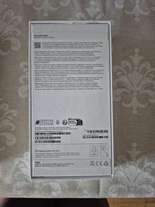 Caja vacía iPhone 17P