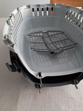 Transportín gato/perro beige y gris