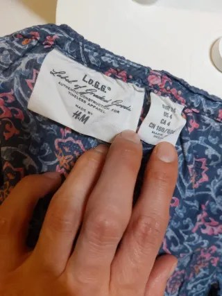 Camicetta H&M floreale scollo quadrato