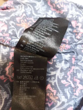 Camicetta H&M floreale scollo quadrato