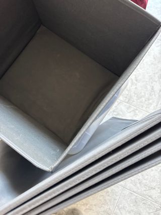 5 Cajas Organizadoras Ikea Kallax Grises