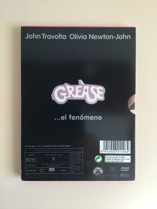 DVD Grease Edición Especial con Libreto y Cancione