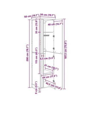 Armario roble 200cm NUEVO