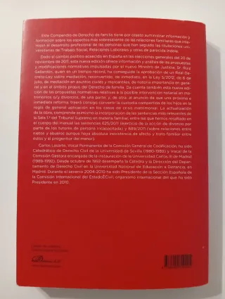 Compendio de derecho de familia. Trabajo social...