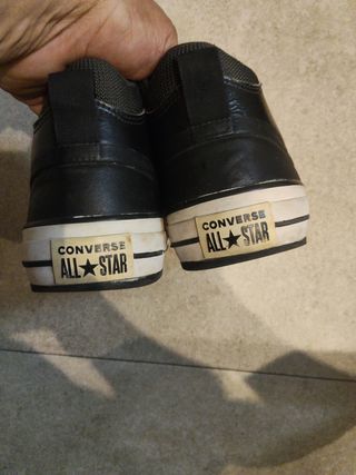 Botas Converse Piel Negras Talla 45