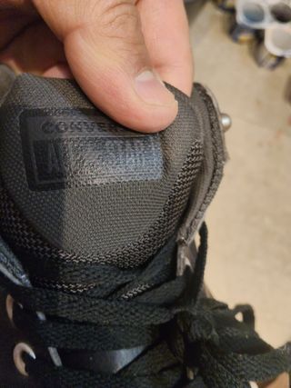 Botas Converse Piel Negras Talla 45