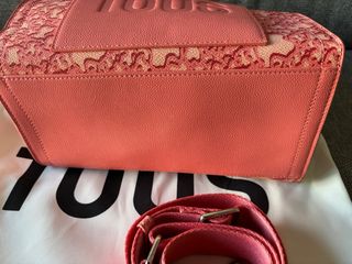 Bolso Tous Rosa y Beige