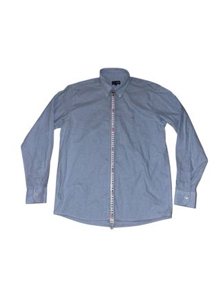 Camisa Armani Azul Cielo Manga Larga