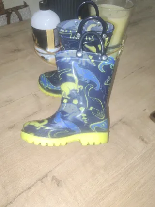 Botas de agua niño Talla 22 dinosaurios