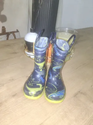 Botas de agua niño Talla 22 dinosaurios