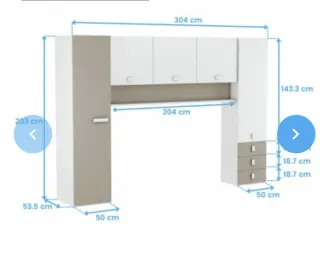Habitación Juvenil Moderna e Infantil Pack Tidy Co