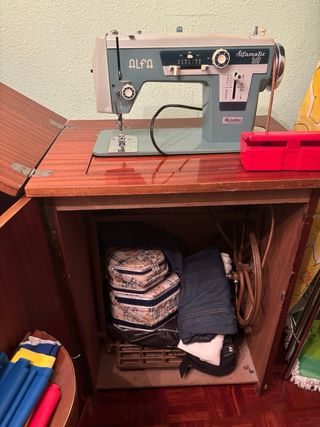 Máquina Coser Alfa Alfamatic 109 Vintage