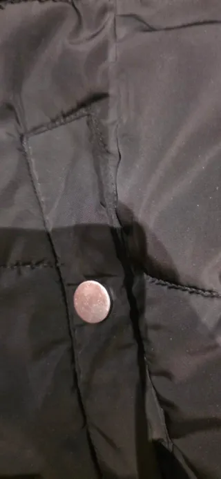 Cazadora niña negra talla 9/10