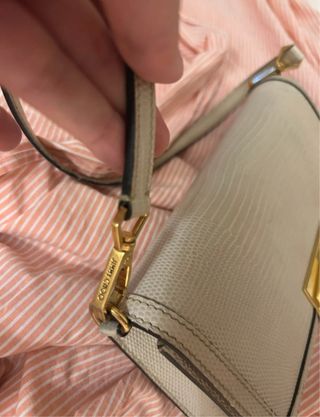 Bolso Jimmy Choo Beige y Dorado