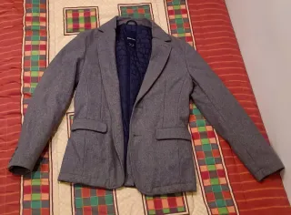 Americana Zara Gris Talla M hombre