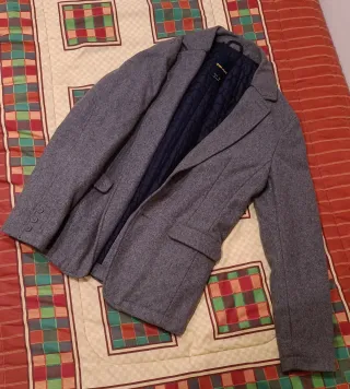 Americana Zara Gris Talla M hombre