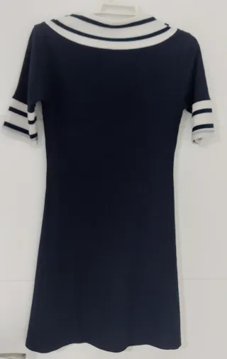 Vestido marinero azul y blanco