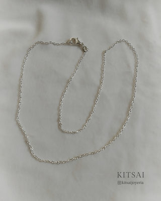 Colgante amuleto gato japonés Plata + cadena