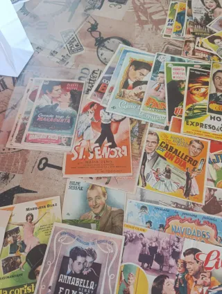 Lote de 190 Antiguos Programas de Cine