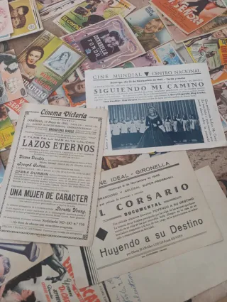 Lote de 190 Antiguos Programas de Cine